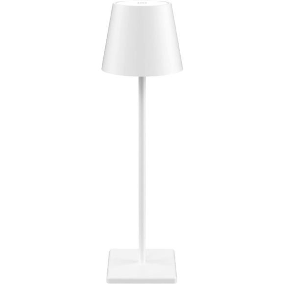 Modern LED Cordless Table Lamp,3W Touch Operated Table Lamp (White)
